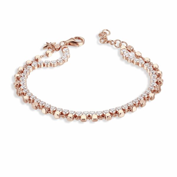 Bracciale Rosato Donna Storie in Argento RZB020