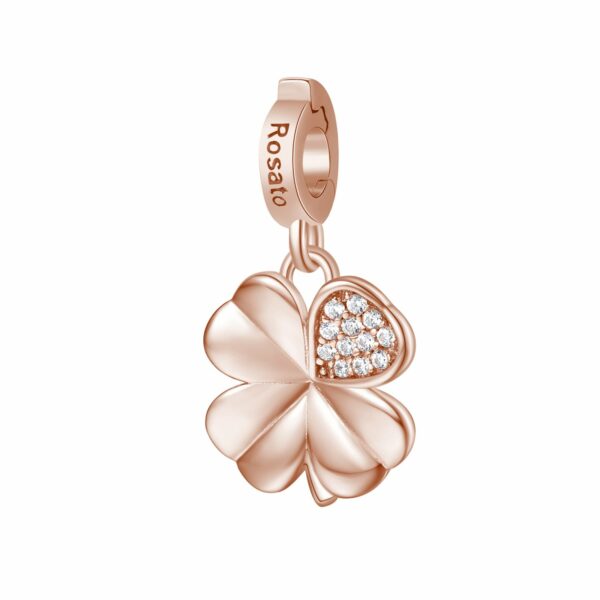 Charm Rosato Donna Storie in Argento Zirconia RZ182