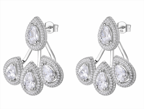 Orecchini Rosato Donna in Argento RZAN23