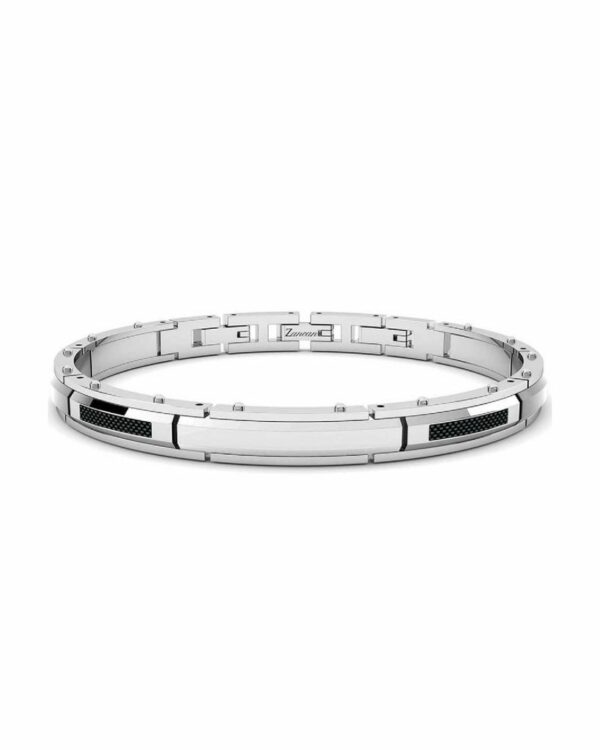 Bracciale Zancan Uomo Hi Teck in Acciaio EHB272
