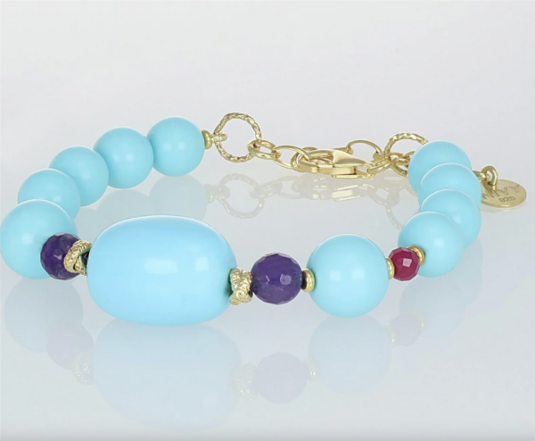 Bracciale Nivy Donna in Argento Pietre dure BARP0641#G