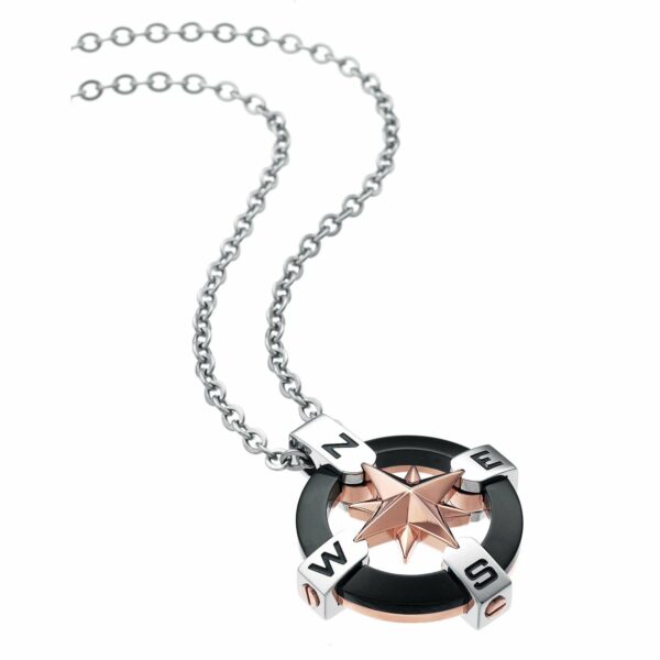 Collana Zancan Uomo Hi Teck in Acciaio EHC014