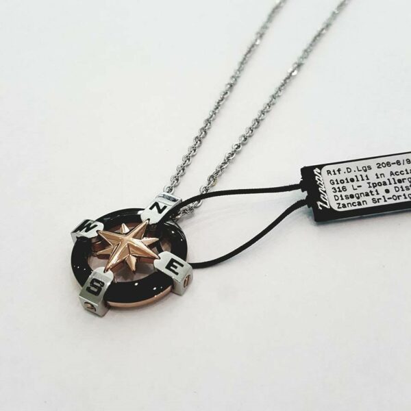 Collana Zancan Uomo Hi Teck in Acciaio EHC014 - immagine 3
