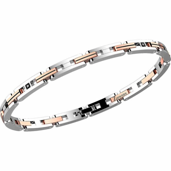 Bracciale Zancan Uomo Hi Teck in Acciaio EHB138