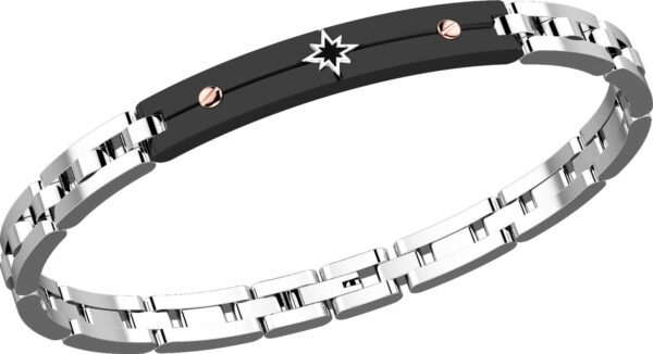 Bracciale Zancan Uomo in Acciaio Spinello EHB132-N