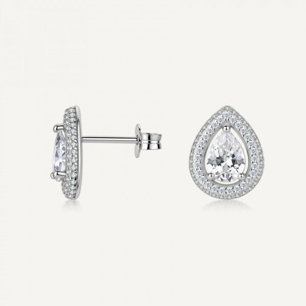 Orecchini Rosato Donna Anna in Argento Zircone RZAN21 - immagine 3