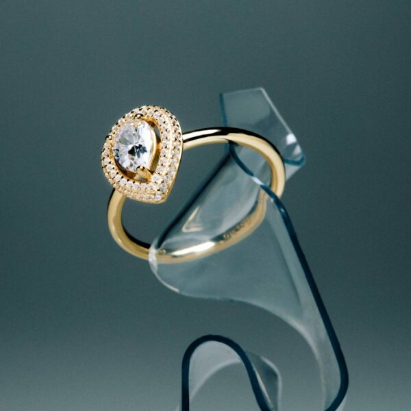 Anello Rosato Donna Anna in Argento Zirconia RZAN32B - immagine 3