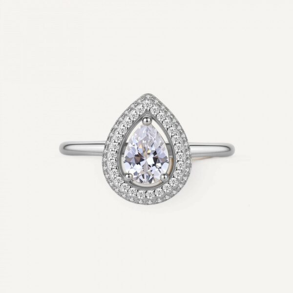Anello Rosato Donna Anna in Argento Zirconia RZAN31C - immagine 3