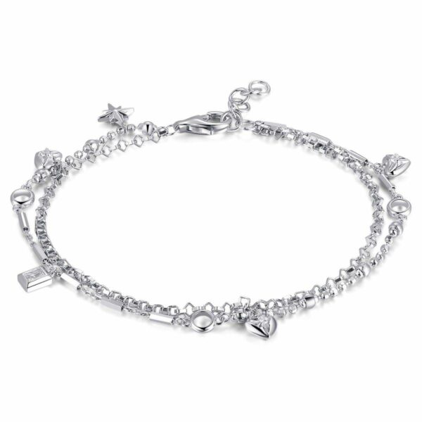 Bracciale Rosato Donna Storie in Argento Zirconia RZB021