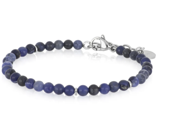 Bracciale Goyatè Uomo in Acciaio Lapislazzulo BACM0837DB