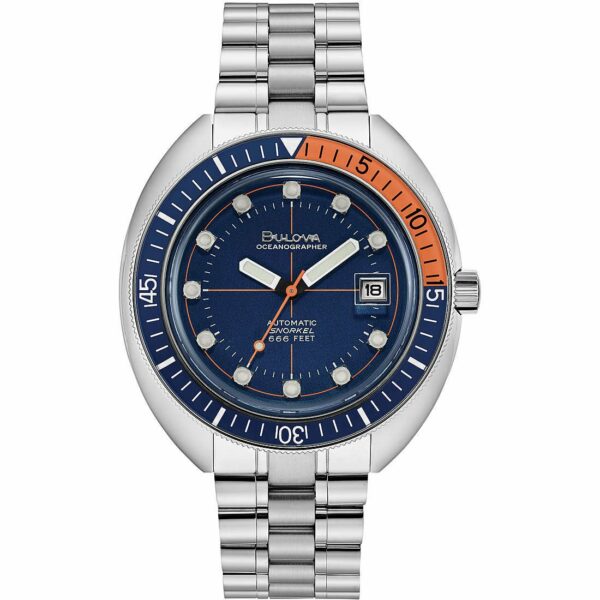 Orologio Bulova Uomo Oceanographer in Acciaio 96B321