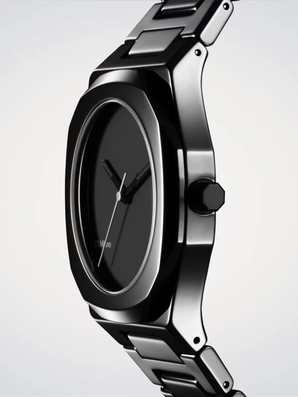 Orologio D1 Milano Pure Black Ceramica in Ceramica D1-CEBU01 - immagine 3