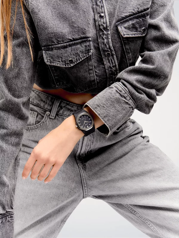 Orologio D1 Milano Polycarbon Space Grey in Policarbonato D1-PCBJ13 - immagine 7