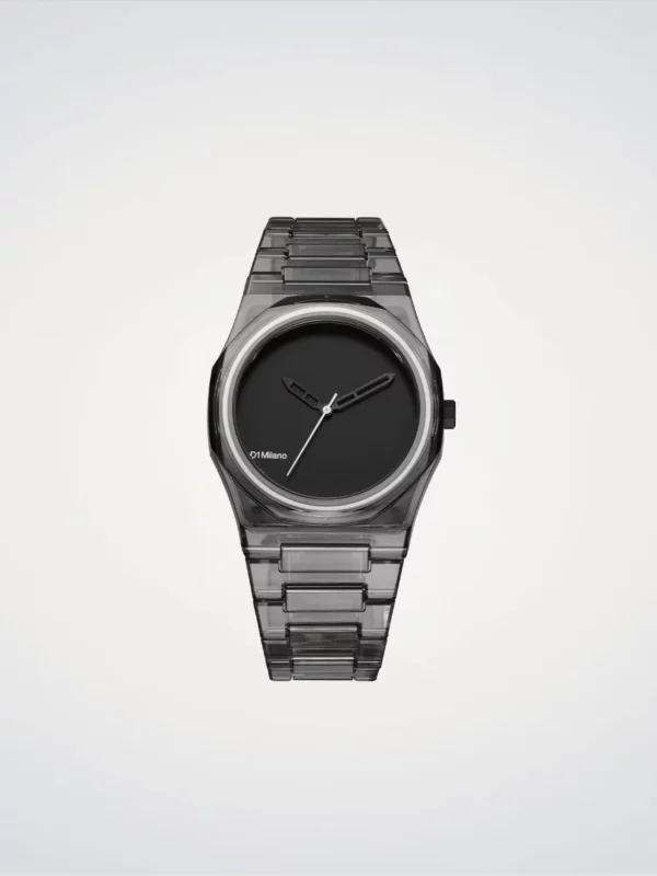 Orologio D1 Milano Exp_Black in Plastica D1-NYBJ02