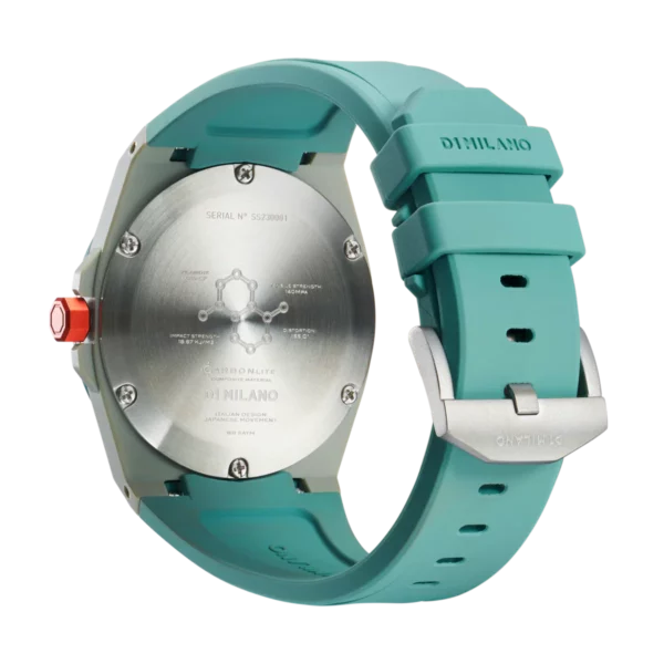 Orologio D1 Milano Carbonlite Aqua Azzurro in Carbonio D1-CLRJ07 - immagine 3