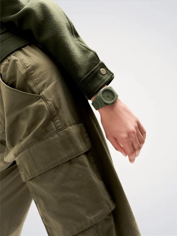 Orologio D1 Milano Military Green 40,5 mm in Policarbonato D1-PCBJ22 - immagine 6